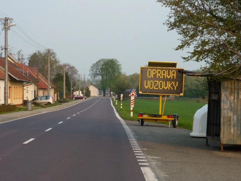 Mobilní informační tabule — fotografie 1